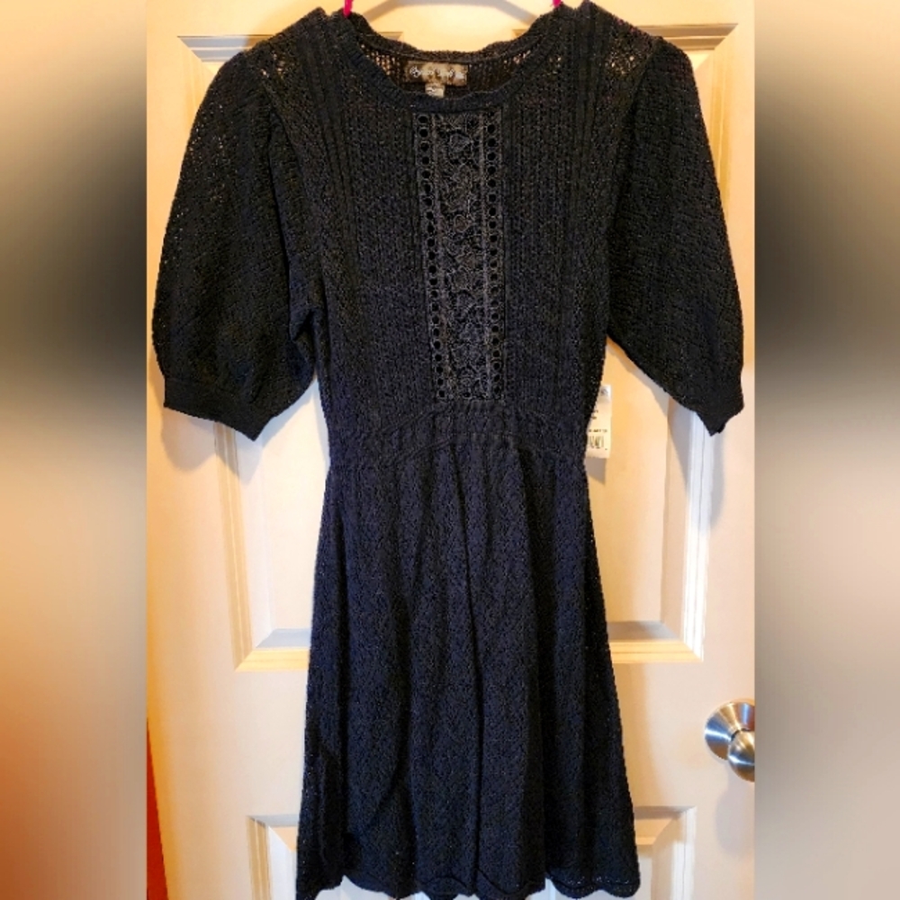 Black "sweater" dress